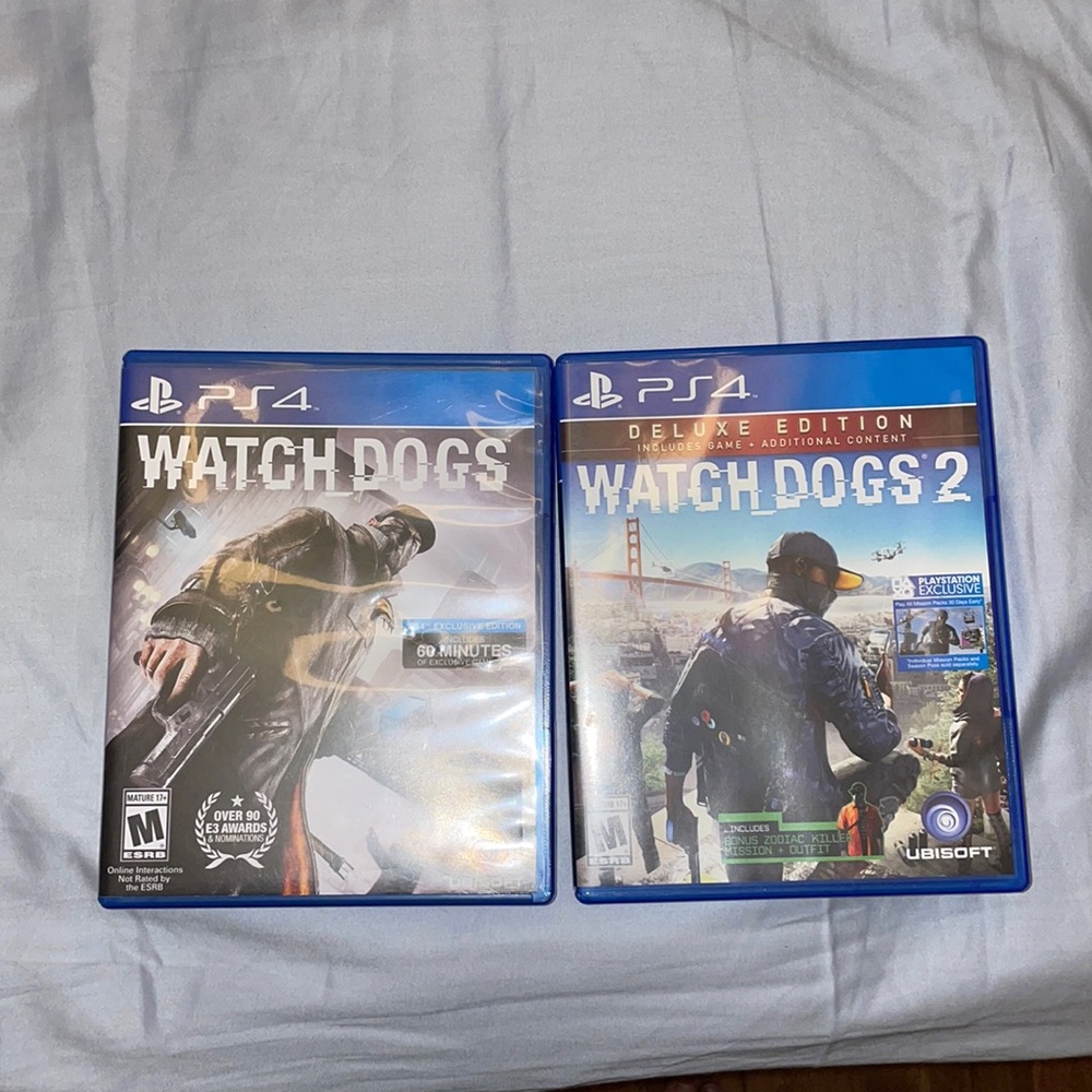 PS4 Watchdogs 1&2